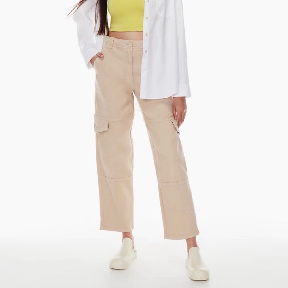 Aritzia Wilfred Free Maeve Stretch Wide Leg Cargo Pants Women’s Size 6